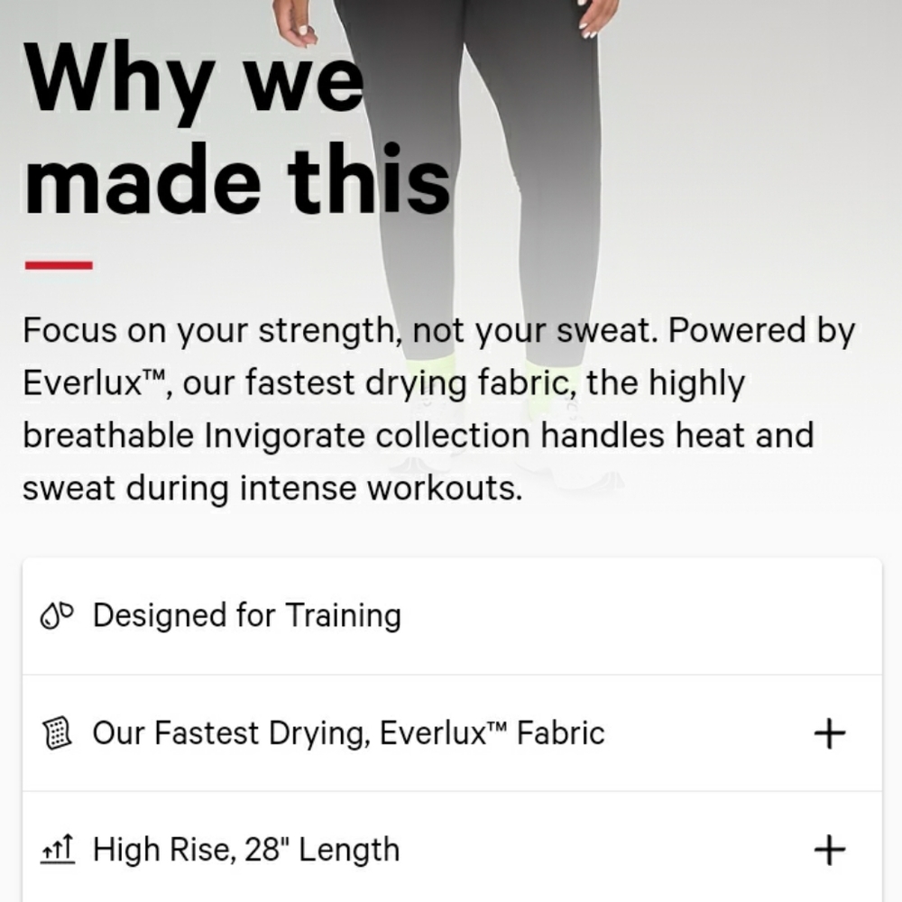 ☮️SOLD☮Lululemon Athletica Invigorate HR Tight 28" - Picture 7 of 11